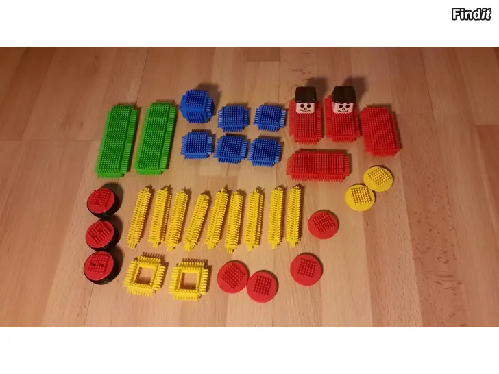 Myydään Rakennuspalikat Siili Multicolor 34kpl 6e