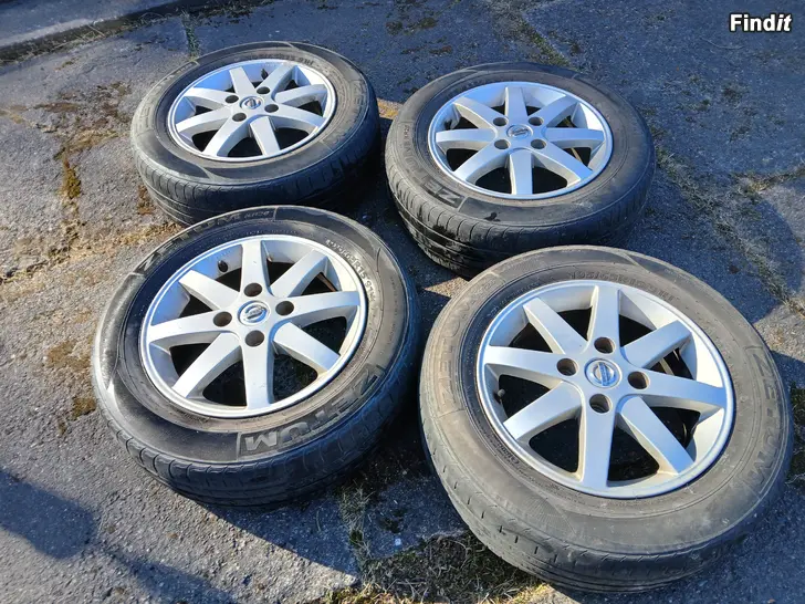 Säljes Kesärenkaat alumiinivanteilla