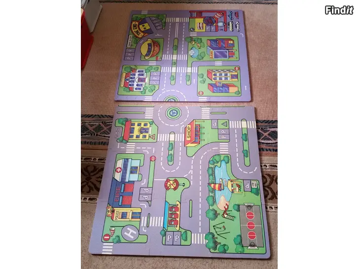 Myydään Vaahtomuovi palapelimatto 2kpl 90x90cm
