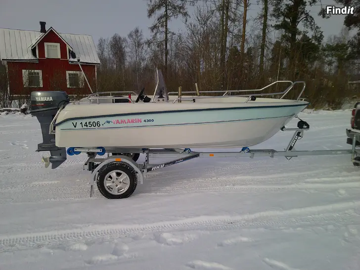 Myydään Yamarin 4300 + Yamaha 40