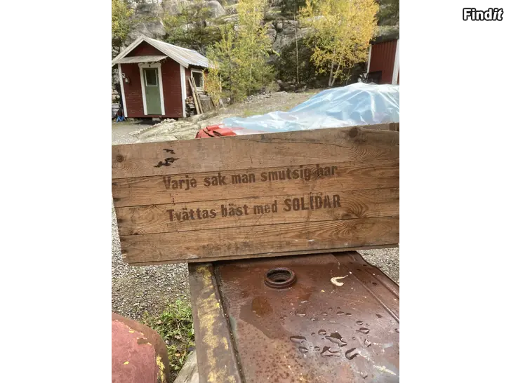 Säljes Tvättpulver låda