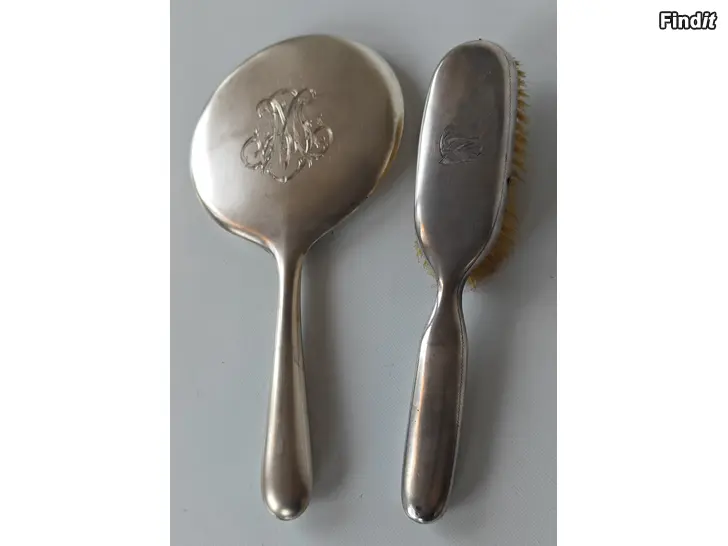 Säljes Käsipeili Hopeapeili Harja