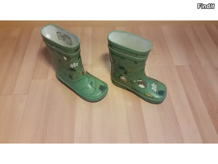 Myydään Everest  vihreät lasten kumisaappaat koko 27  -7e