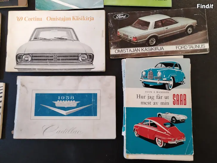 Myydään Autokirjoja lisää