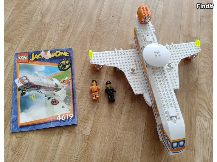 Myydään Lego Jack Stone 4619 matkustajakone