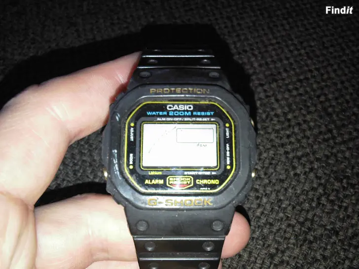 Vaihdetaan 80s 90s CASIO G-Shock rannekello VINTAGE aito