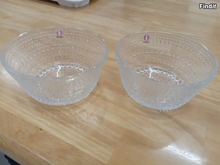 Myydään Iittala kastehelmi kulhot