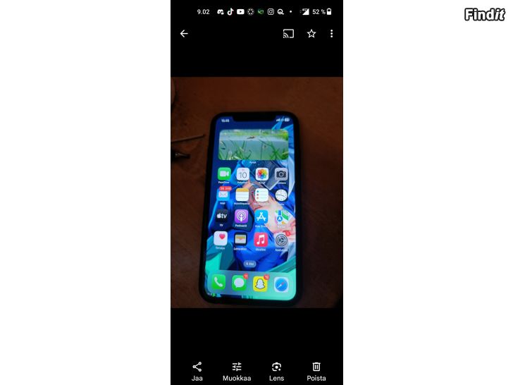 Myydään iPhone x