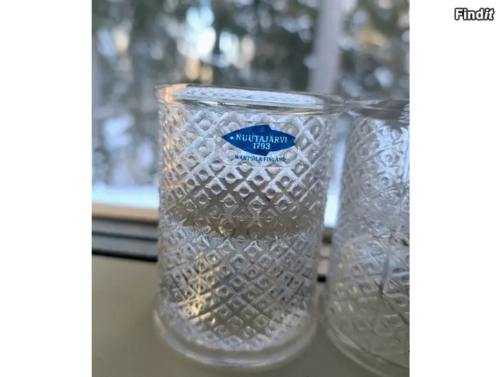 Myydään Nuutajärvi lasikupit 2kpl