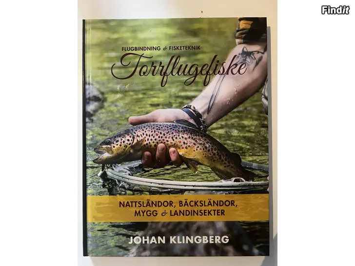 Säljes Torrflugefiske  två böcker av Johan Klingberg