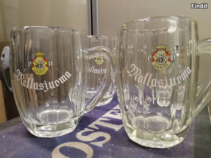 Säljes Baariharrastajalle oluttuopit