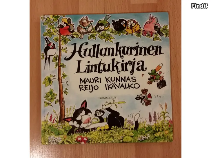 Säljes Hullunkurinen Lintukirja Mauri kunnas -8e