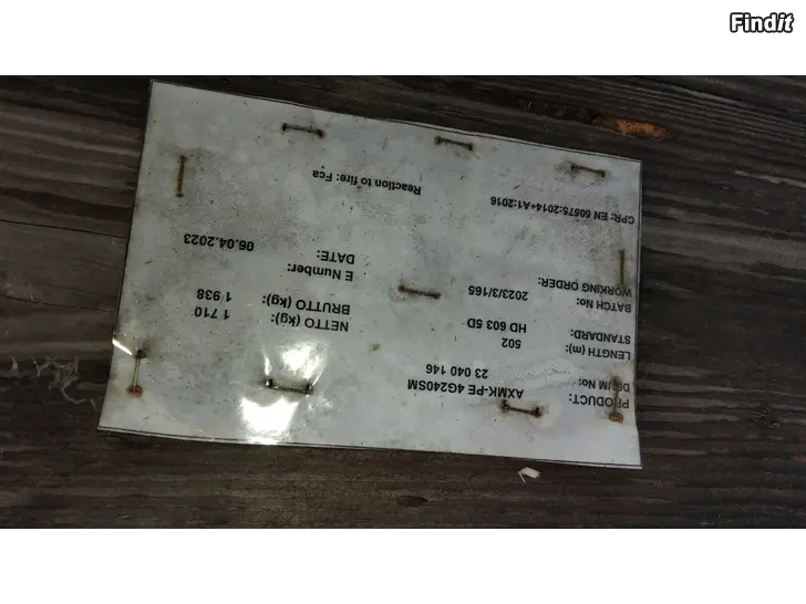 Säljes 4x240 axmk-pe markkabel