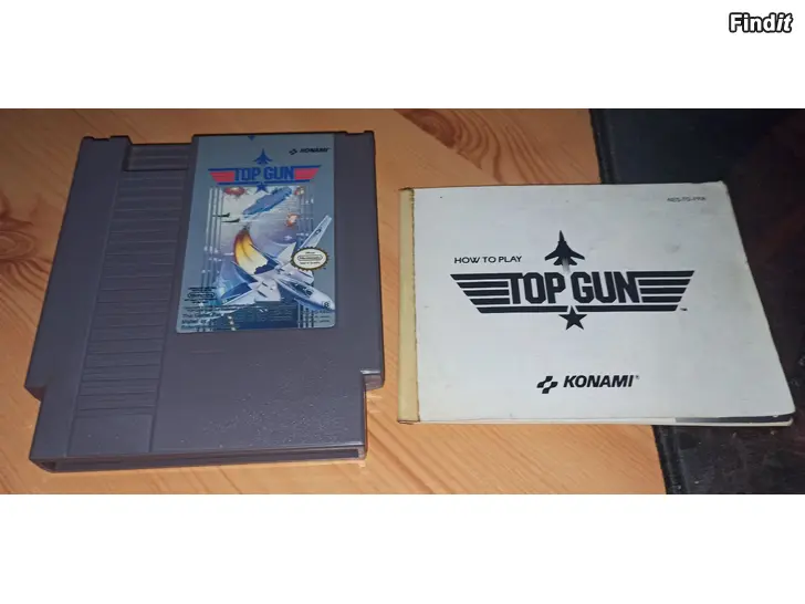 Myydään Nintendo 8bit NES Top Gun PAL B
