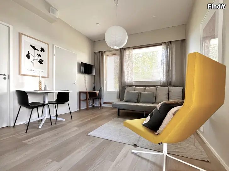 Uthyres Möblerad studiolägenhet i Larsmo centrum