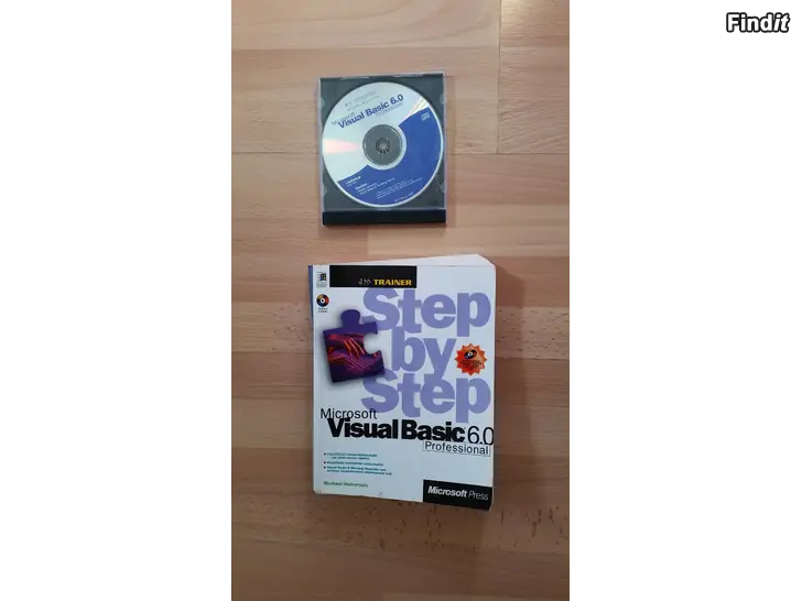 Myydään Microsoft Visual Basic 6.0 Professional kirja ja CD -4e
