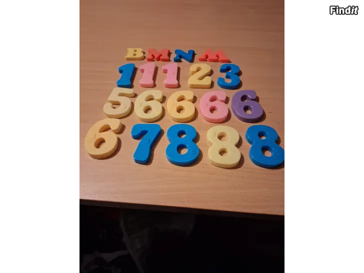 Säljes Siffror bokstäver