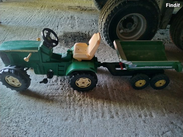 Myydään Polkutraktori ja peräkärry/kippikärry