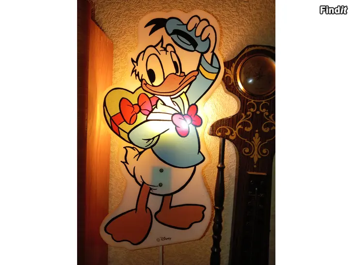 Säljes Kalle anka lampa