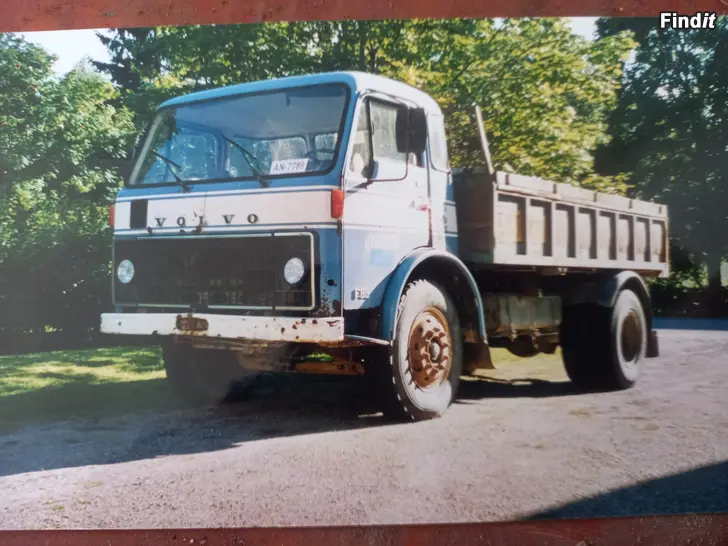 Myydään VOLVO F 86 4×2 kippi + lava