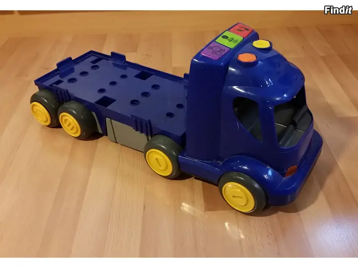 Myydään Sininen rekka - kuorma-auto ja perävaunu -8e