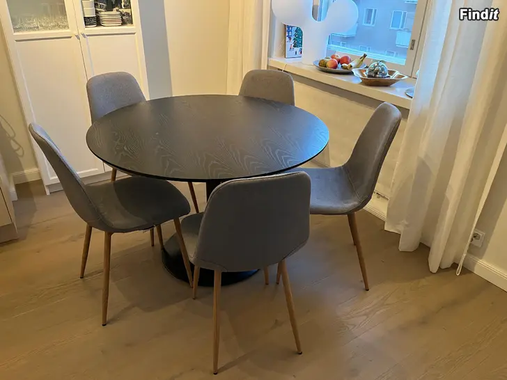 Säljes Ruokailuryhmä - pöytä ja 6 kpl tuolia