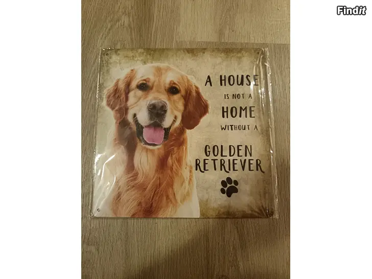 Säljes Hundtemaskyltar i plåt, 30x30 cm nya, inplastade