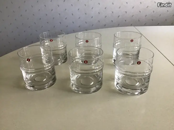 Säljes 6 st Iittala Wisckyglas - oanvända