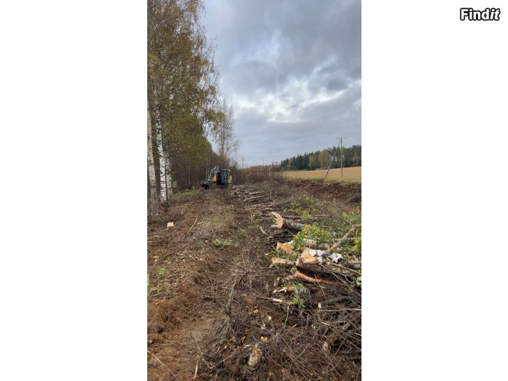 Säljes Grävarbeten,energiklippning,snöskottning,transporter, grus