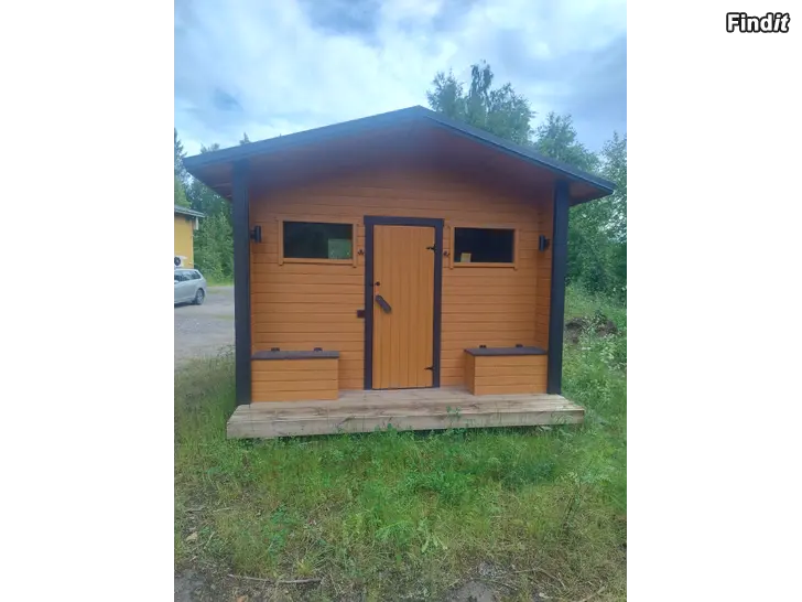 Säljes Nybyggd rymlig bastu