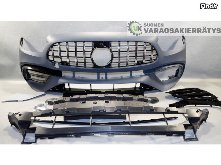Säljes Mercedes W213/S123 näyttävä etupuskuri ja GT-R maski