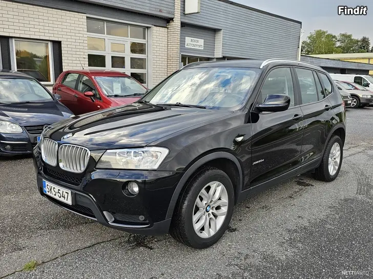 Myydään BMW X3 xDrive30d TwinPower Turbo A F25 3.0 Vetokoukku Vakkari Rahoitus kampanja 0 korolla