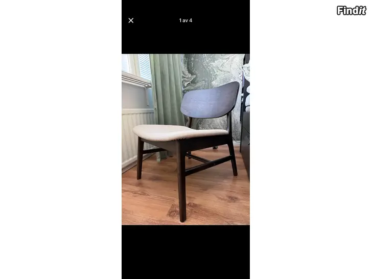 Säljes Lounge chair / låg fåtölj