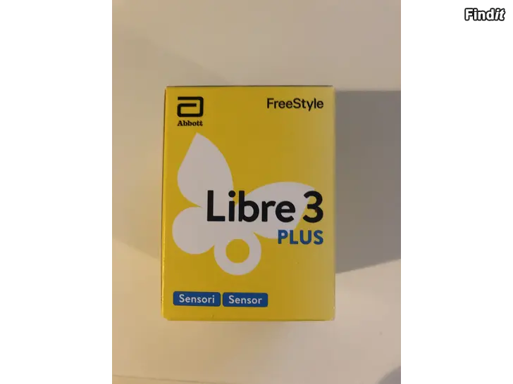 Myydään Freestyle libre 3 plus sensori