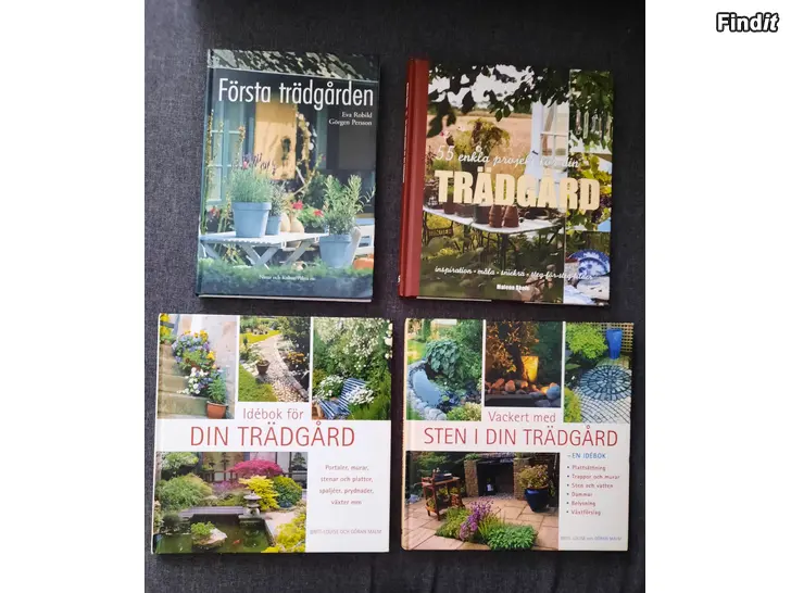 Säljes Trädgårdsböcker