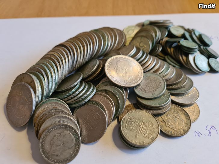 Säljes Svenska silvermynt