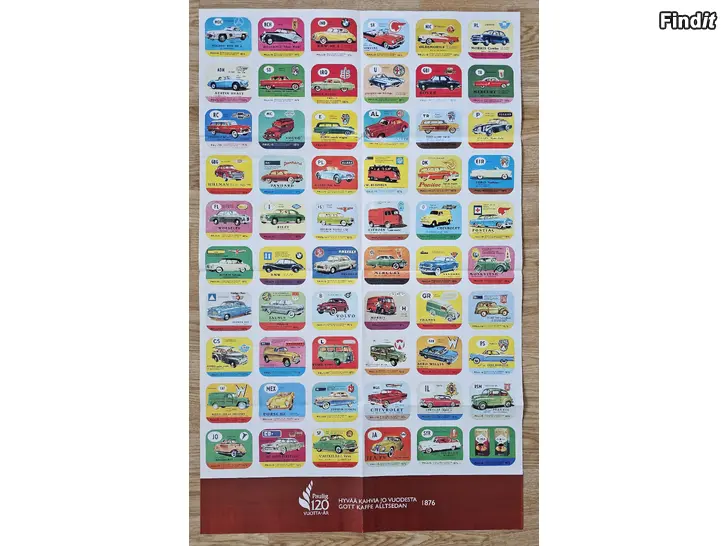 Säljes Paulig 120v. juliste