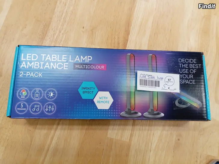 Myydään Led pöytävalot