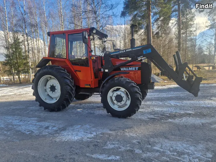 Myydään Valmet 505 med lastare