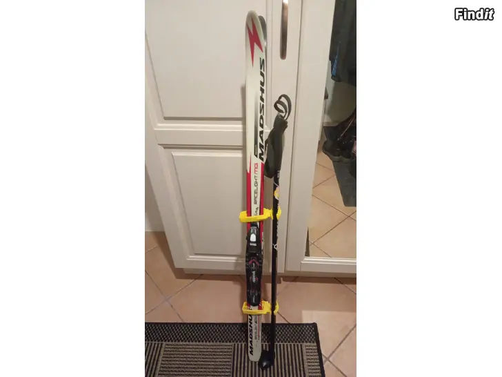 Säljes Madshus/Skidpaket 120cm skidor/stavar95cm