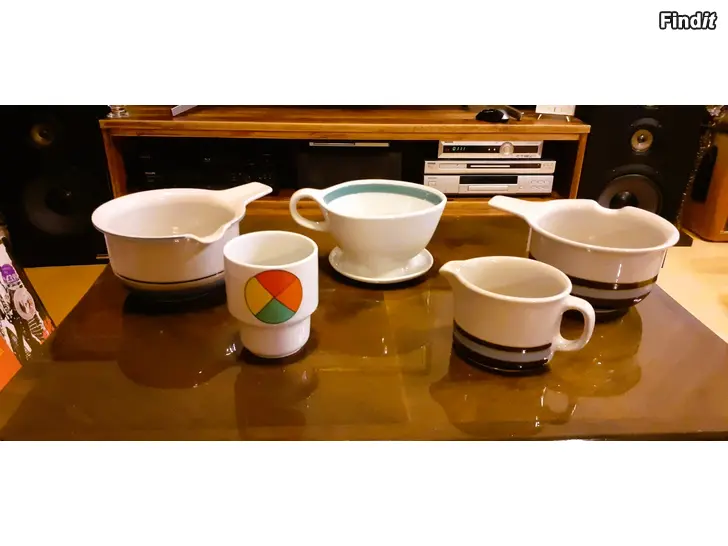 Myydään Kermakkoja Sokerikkoja Kahvikalustoja yms