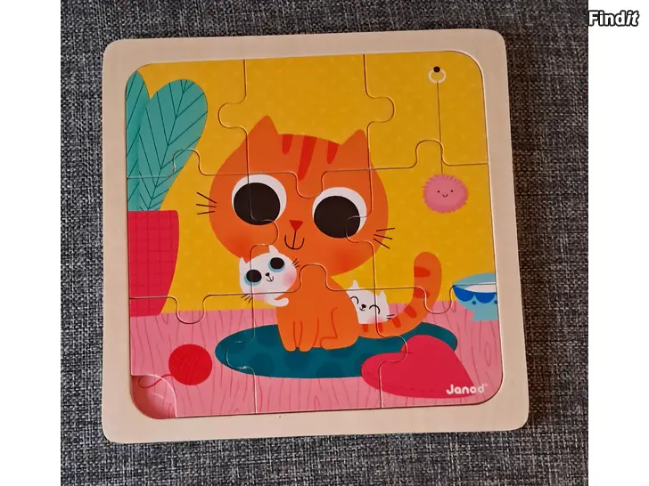 Myydään Janod palapeli Kissa