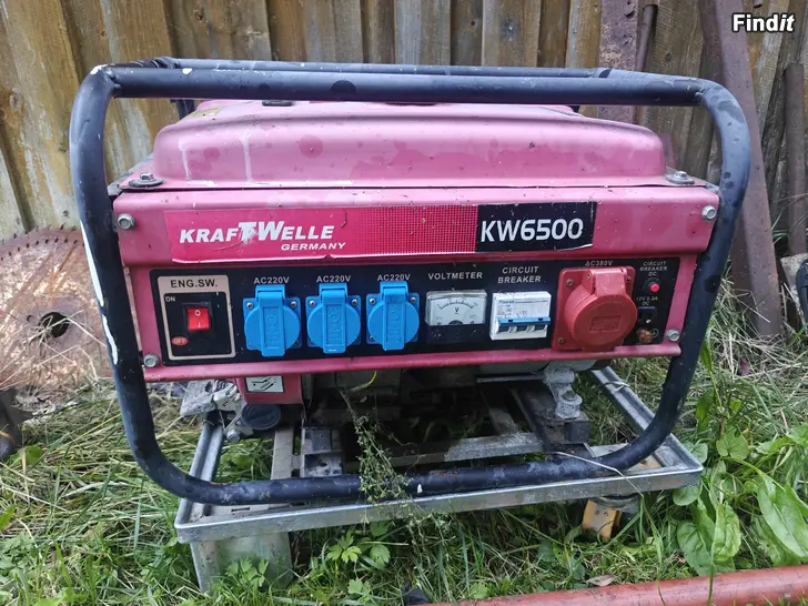 Myydään KrafTWelle KW6500 Agrikaatti 400V