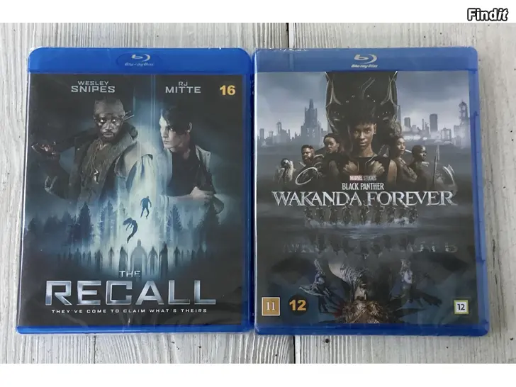 Myydään Nya Blurays