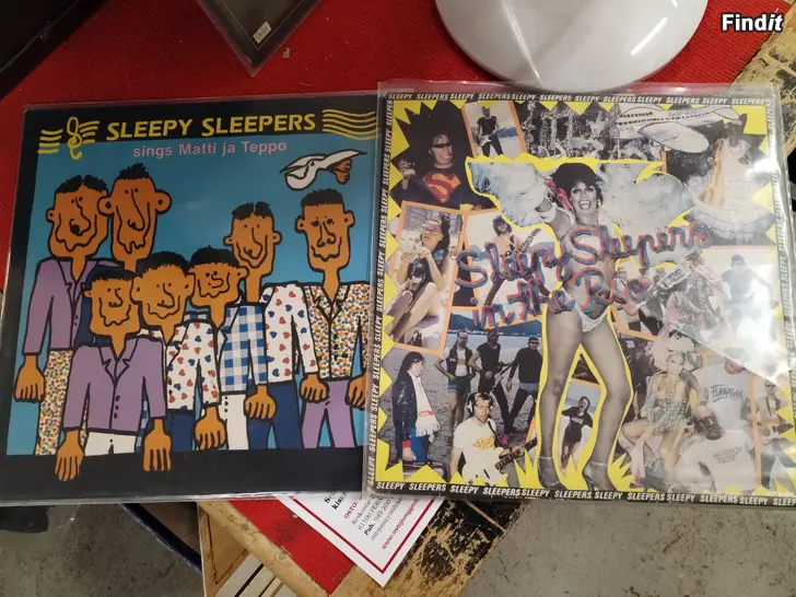 Myydään Sleepy Sleepers LPt