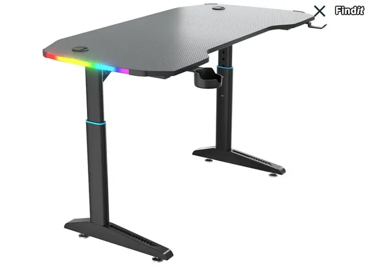 Myydään Piranha skrivbord, spelbord rgb