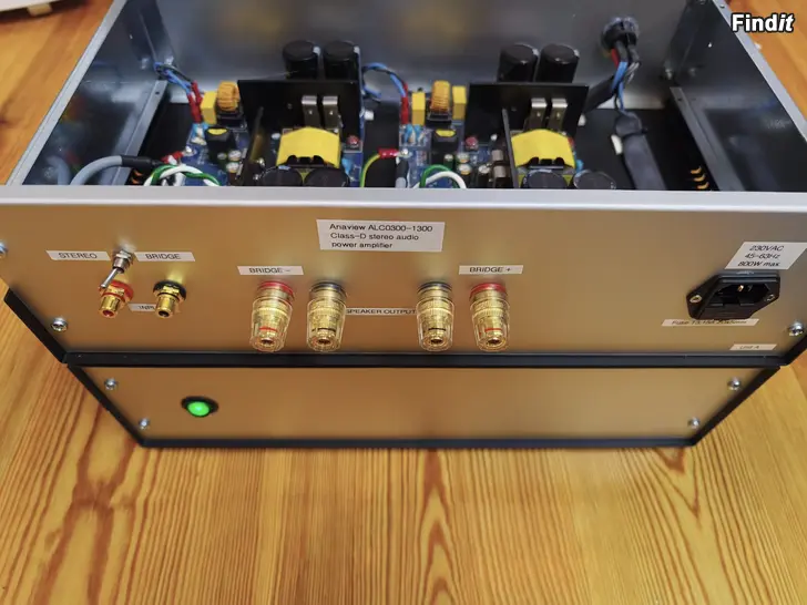 Säljes Förstärkare HiFi 2x350W Stereo, 700W Mono