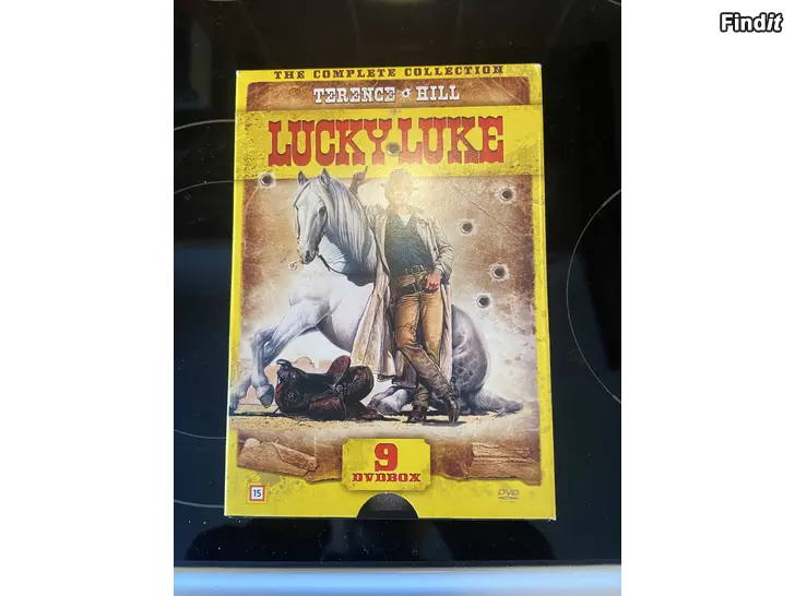 Myydään Lucky Luke -sarja pahvikotelolla 9 DVD