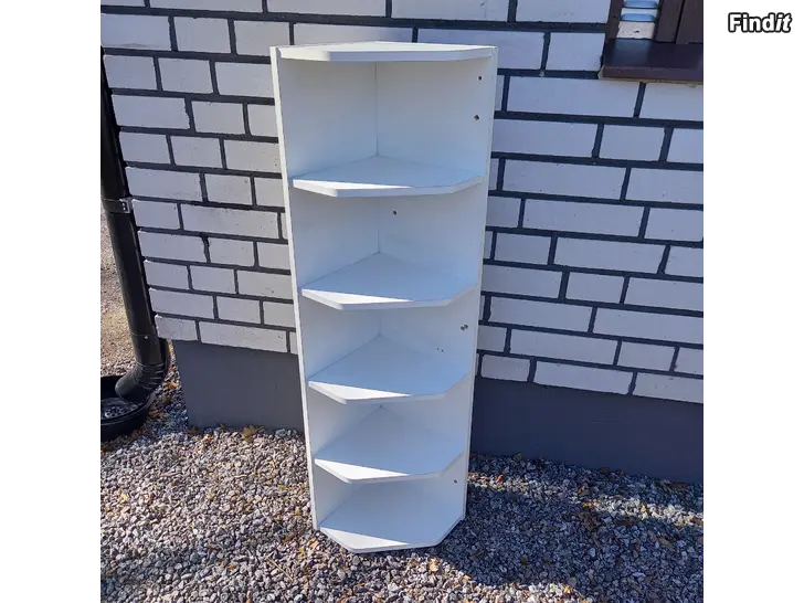 Annetaan Valkoinen kulmahyllykkö