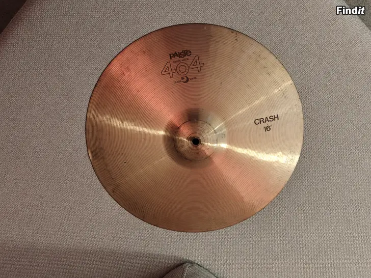 Säljes Paiste 404 16 tums crash
